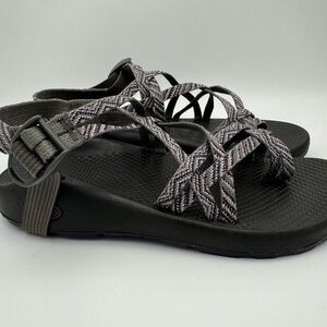Chaco Women's ZX/2 Classic Sandals Gray/Black Size 8 US